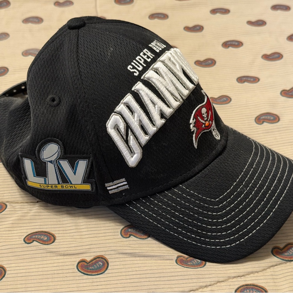 Buccaneers Super Bowl LIV Champions Black Cap